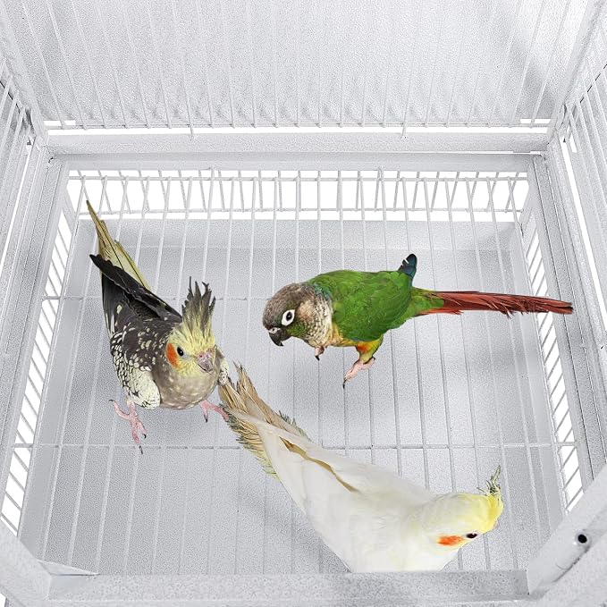 Yaheetech Wrought Iron Bird Cages, Play Top Large Aviary - Image 9