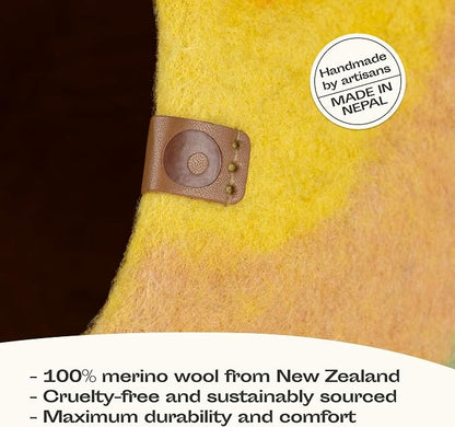 MEOWFIA Cat Cave – Premium Felt Cat Bed - Image 3