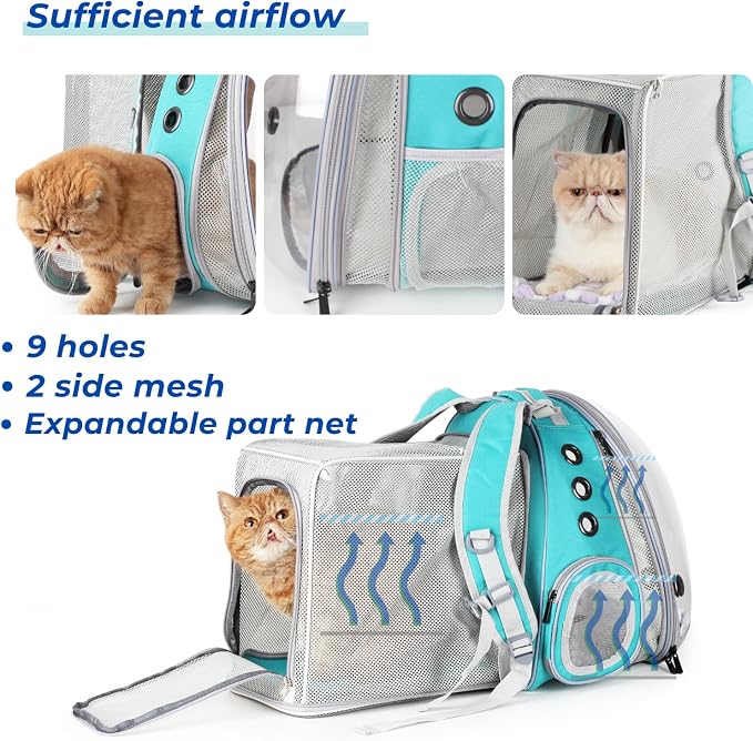 Lollimeow Expandable Cat Backpack Carrier - Image 5