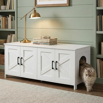 Homhedy Cat Litter Box Enclosure - Image 6