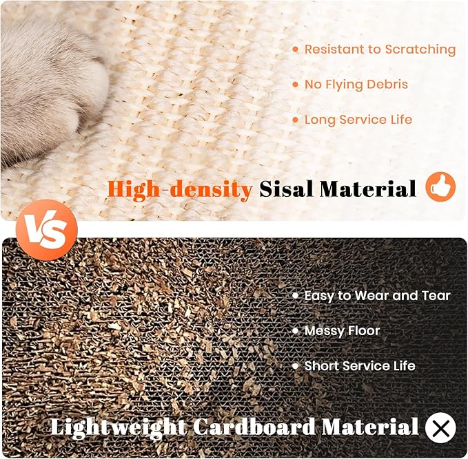 Cat Scratcher, Cat Cratch Sisal Pad - Image 4