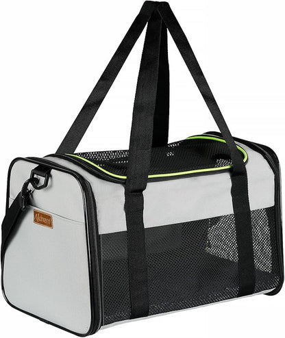 Cat Carrier - Portable Foldable Dog Pet Carrier, Soft-Sided Pet Bag up to 15 Lbs by Akinerri