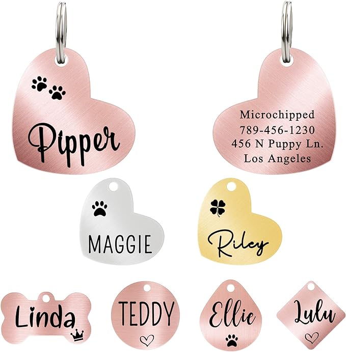 Ultra Joys Custom Personalized Pet ID Tag by UltraJoys