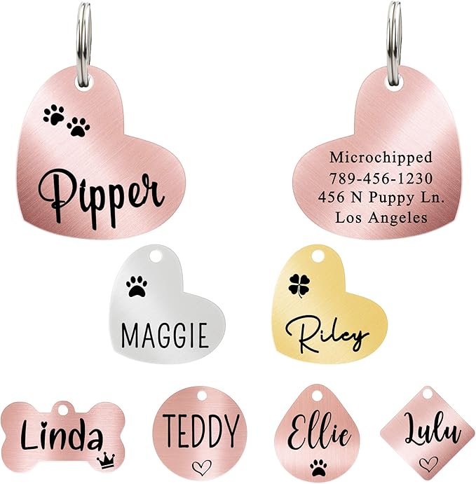 Ultra Joys Custom, Personalized Pet ID Tag, by UltraJoys