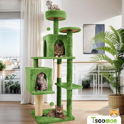 58.5inch Large Cat Tree Tower Condo - Image 6