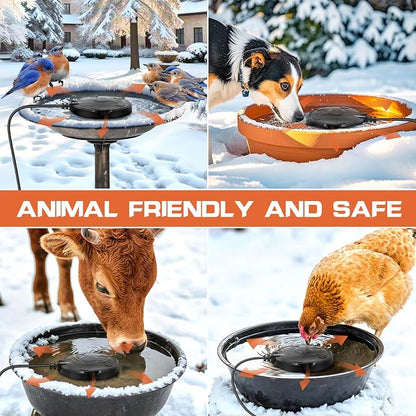 Daoeny Bird Bath Heater, 120W Bird Bath Heaters - Image 7