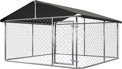 Outdoor Dog Enclosure Heavy Duty Dog Kennel House Mesh Dog Big Cage Pet Kennel by ATTAV