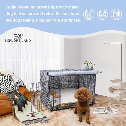 Explore Land Pattern Dog Crate Cover - Image 5