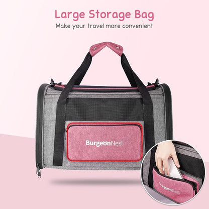 BurgeonNest Cat Carriers for Medium Puppy Under 25 lbs, Pet Carrier for Cats - Image 6