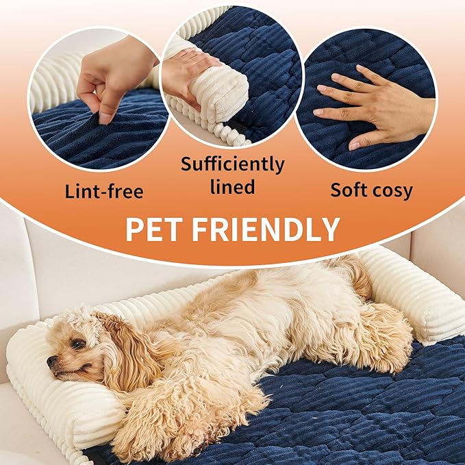 HAOMAIJIA Dog Couch Bed for Large Dogs, Non Slip Pet Couch Covers for Sofa - Image 5