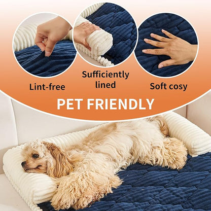 HAOMAIJIA Dog Couch Bed for Large Dogs, Non Slip Pet Couch Covers for Sofa - Image 5