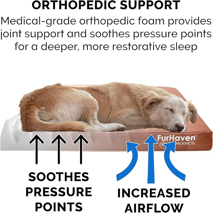 Furhaven Water-Resistant Orthopedic Dog Bed - Image 5