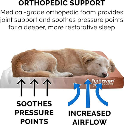 Furhaven Water-Resistant Orthopedic Dog Bed - Image 5