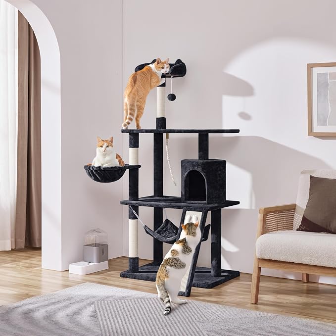 Yaheetech 63.5in Multi-Level Cat Tree Tower Condo - Image 9