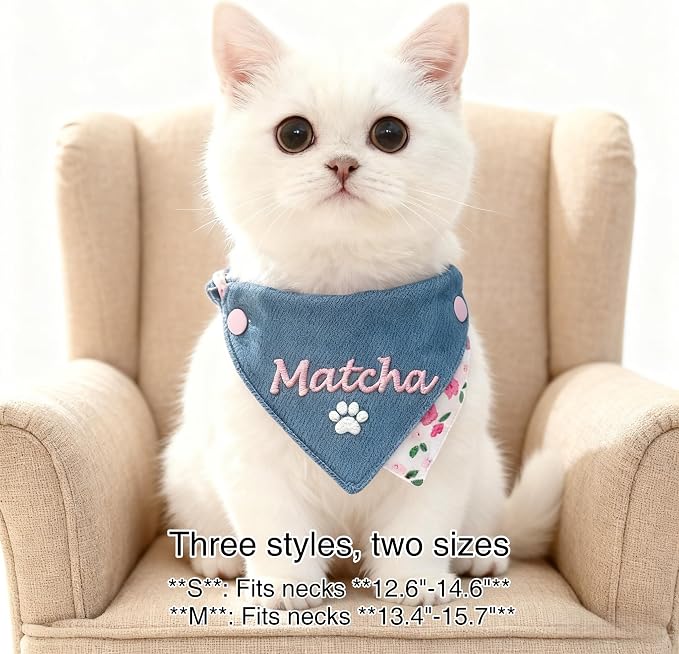 Custom Embroidered Dog Bandana Personalized - Image 6