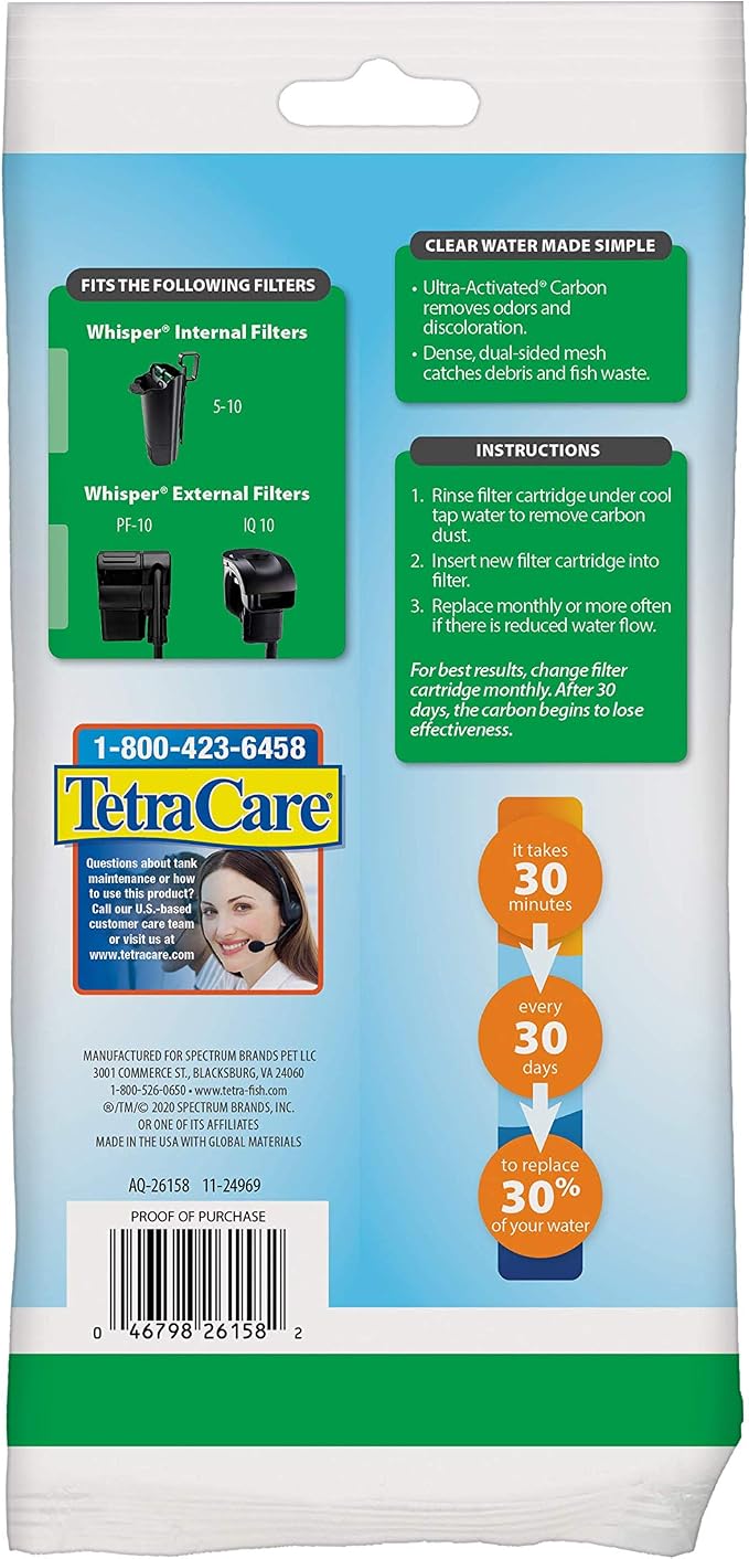 Tetra Whisper Bio-Bag Filter Aquarium Cartridges, Medium Filter - Image 2