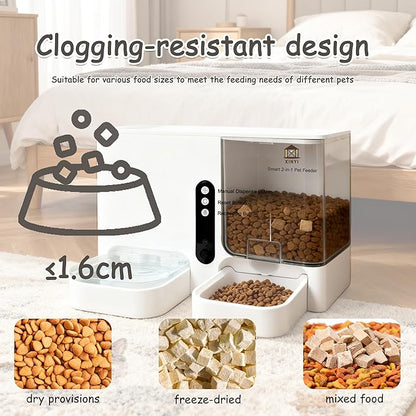 Automatic Pet Feeder and Water Dispenser 2-in-1 Set - Image 2