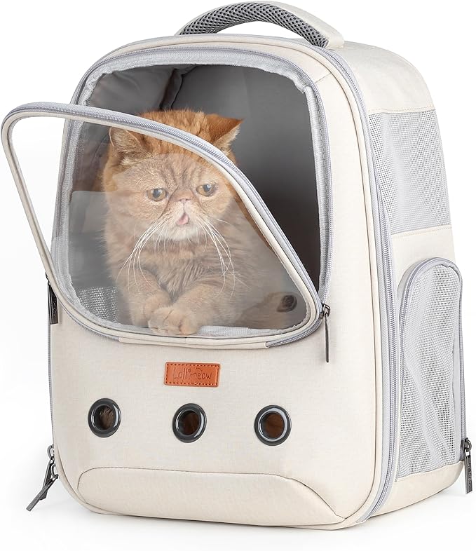 Lollimeow Pet Carrier Backpack, Bubble Backpack Carrier, Cats and Puppies by Lollimeow