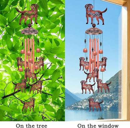 Outdoor Dog Wind Chimes, Gifts for Mom & Grandma & Woman & Family & Neighbor - Image 6