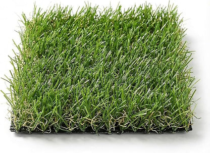Artificial Grass Rug Indoor Outdoor, 8 x 8Inch Faux Grass Turf Sample, by JOCOEVOL