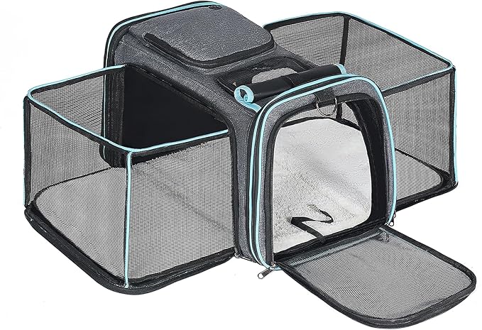 Pesen Expandable Dog & Cat Carrier, Airline Approved Soft Pet Carrier, by Unknown