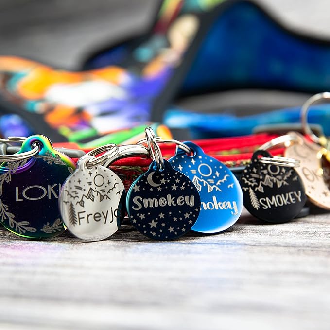 Personalized Dog Tag with 5 Lines of Custom Deep Engraved Durable Stainless - Image 7