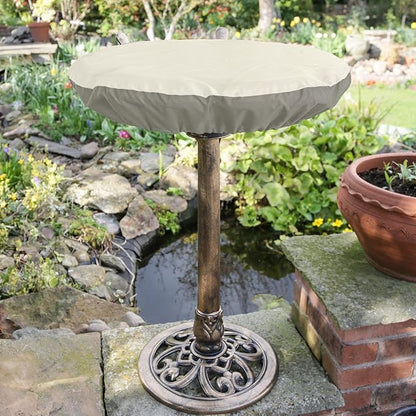 Bitubi Bird Bath Cover for 24" to 30" Diameter Bowl, Heavy Duty Waterproof 600D - Image 4