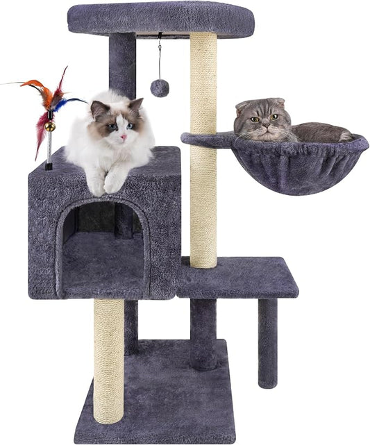 35.4'' Multifunction Cat Tree by AIWIKIDE