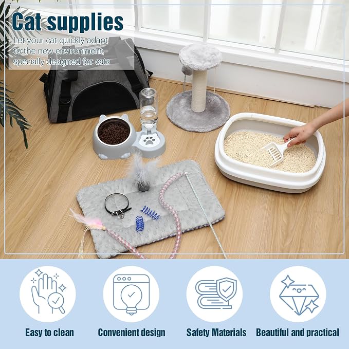 Eccliy Kitten Starter Kit, Pet Toy, Folding Carrier, Climbing Frame, Automatic - Image 6