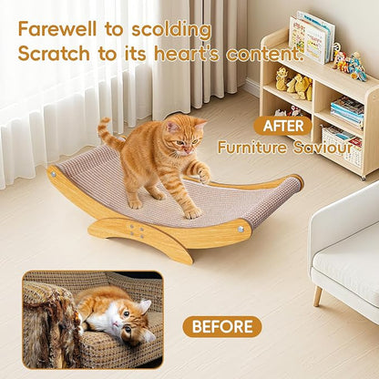 Extra-Larger Cat Scratcher Bed for Indoor Cats - Image 6