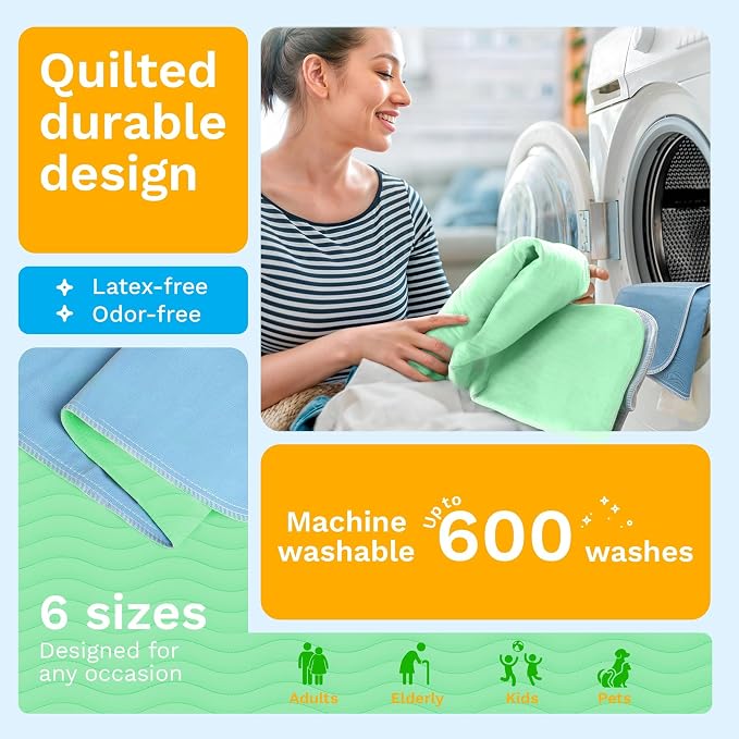GREEN LIFESTYLE® Washable Underpads - Image 6