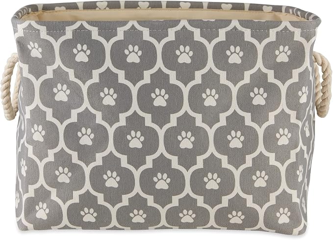 Bone Dry Pet Storage Collection Lattice Paw Print, Medium Rectangle - Image 3