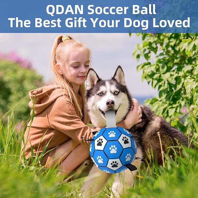 QDAN Extra Large Dog Toys Soccer Ball - Image 3