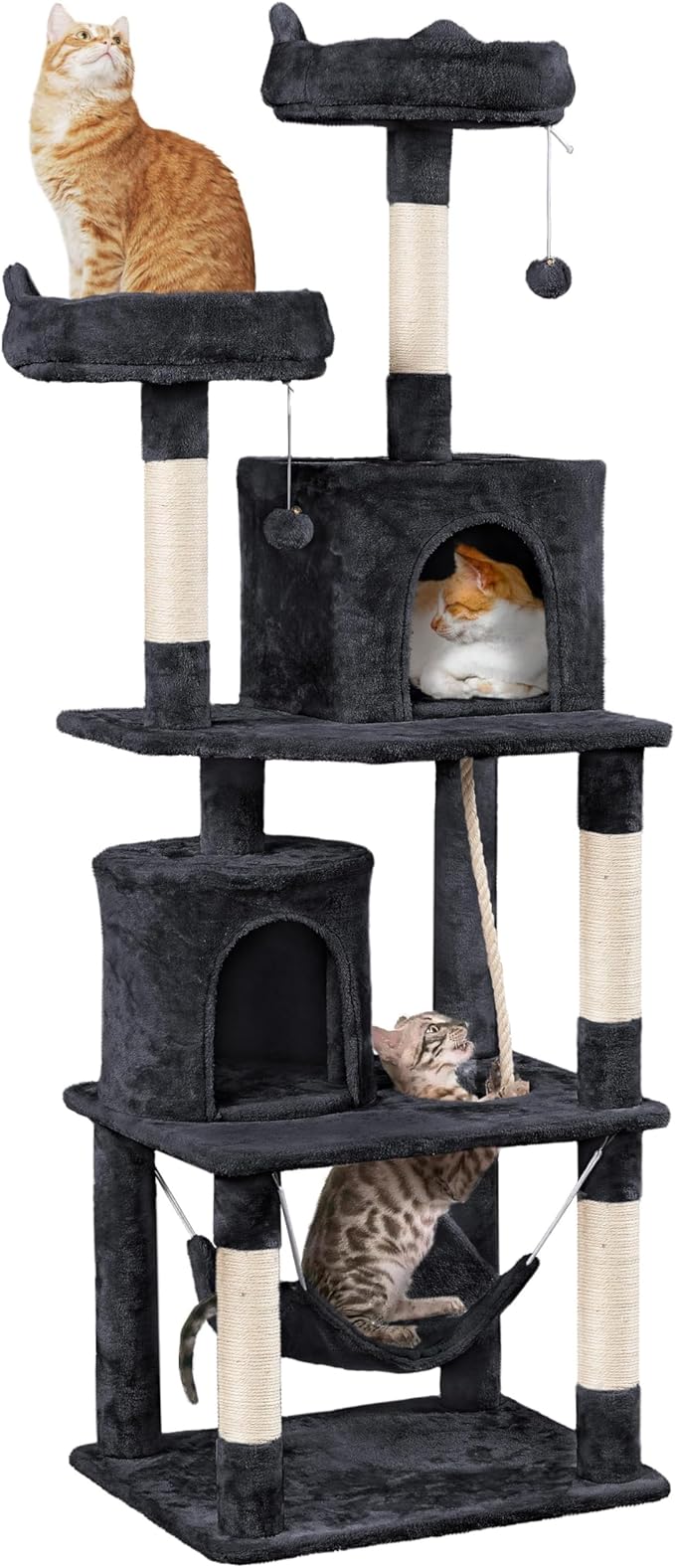 Yaheetech Cat Tree, 70.5in Climbing Tower by Yaheetech