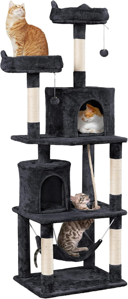 Yaheetech Cat Tree, 70.5in Climbing Tower by Yaheetech