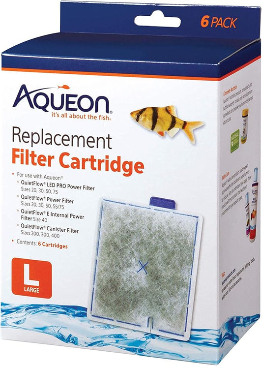 Aqueon Replacement Filter Cartridges Large, Ensure Even Distribution of by Aqueon