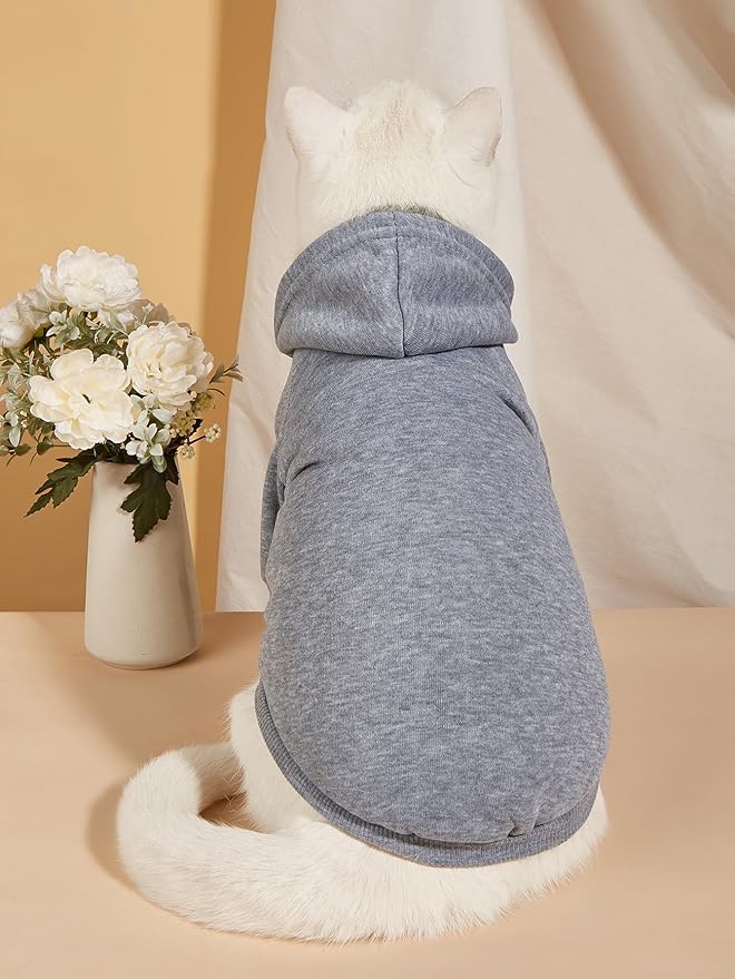 QWINEE 3Pcs Dog Hoodie Cat Apparel Dog Custume Set - Image 3
