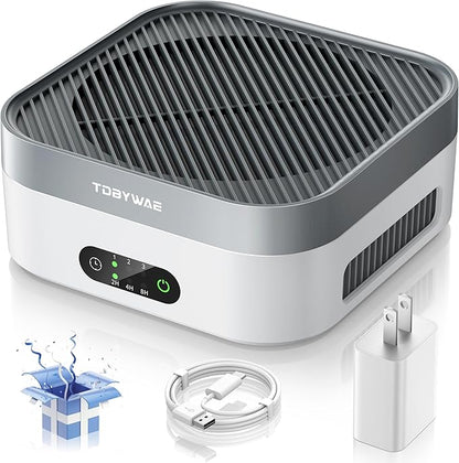 Air Purifier for Home – True HEPA Filter for Pets, Smoke & Allergies | 600 Sq by Clicknow
