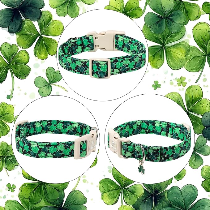 St Patricks Day Dog Collar for Medium Dogs - Image 7