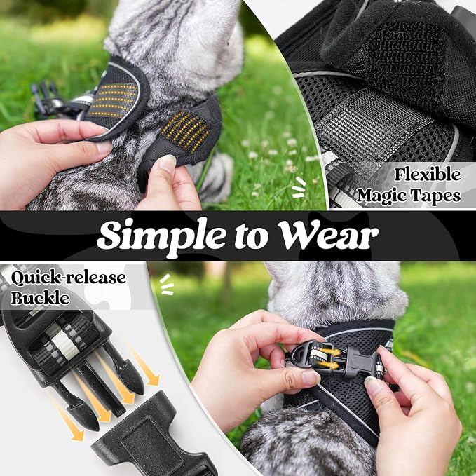 rabbitgoo Cat Harness and Leash Set - Image 3