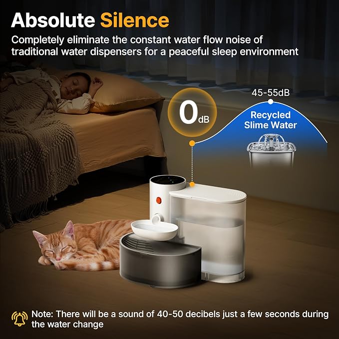 Potaroma Smart Wireless Pet Water Fountain, No Filter, 3.5L Large Capacity - Image 7