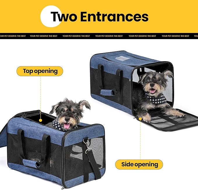 Dog Carrier Soft Sided, Large Cat Carrier - Image 4