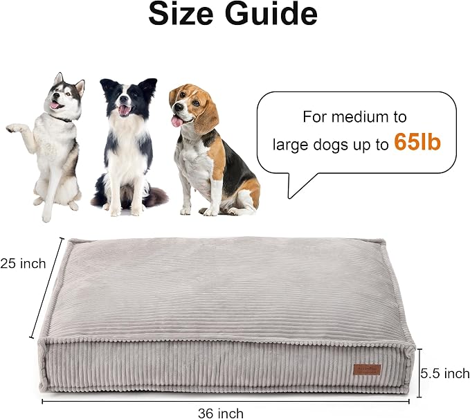 FUKUMARU 5.5-Inch Thick Dog Bed Mat, Washable Cat Bed - Image 7