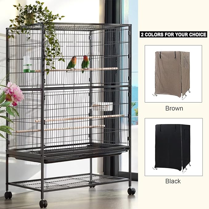 Ymiko Birdcage Cover Universal Windproof Cage Cover - Image 2