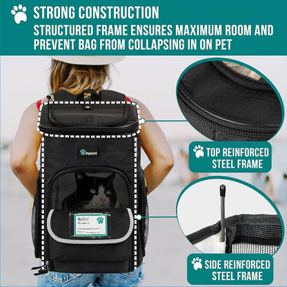 PetAmi Dog Backpack Carrier, Airline Approved Cat Backpacks - Image 5