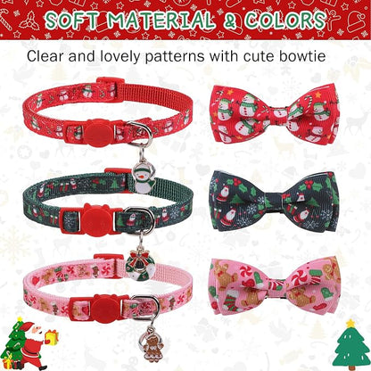 SCENEREAL Christmas Cat Collar Breakaway - Image 2