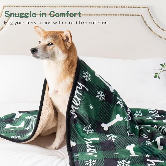 Waterproof Dog Blankets Pet Blanket 50"x60", Soft Fluffy Sofa Car Bed Protector - Image 5