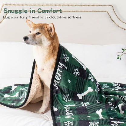Waterproof Dog Blankets Pet Blanket 50"x60", Soft Fluffy Sofa Car Bed Protector - Image 5
