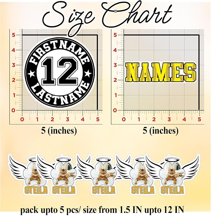 Custom Pet Memorial Paw Name Sticker Personalized Text Photo Rememberance Decal - Image 5