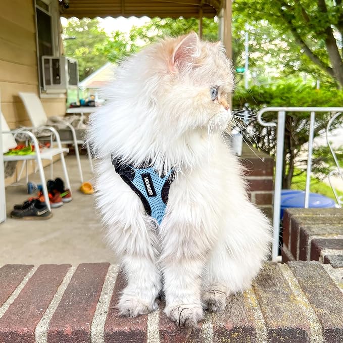 Voyager Escape-Proof Step-in Lock Cat Harness & 5ft Neoprene-Handle Leash Set - Image 6